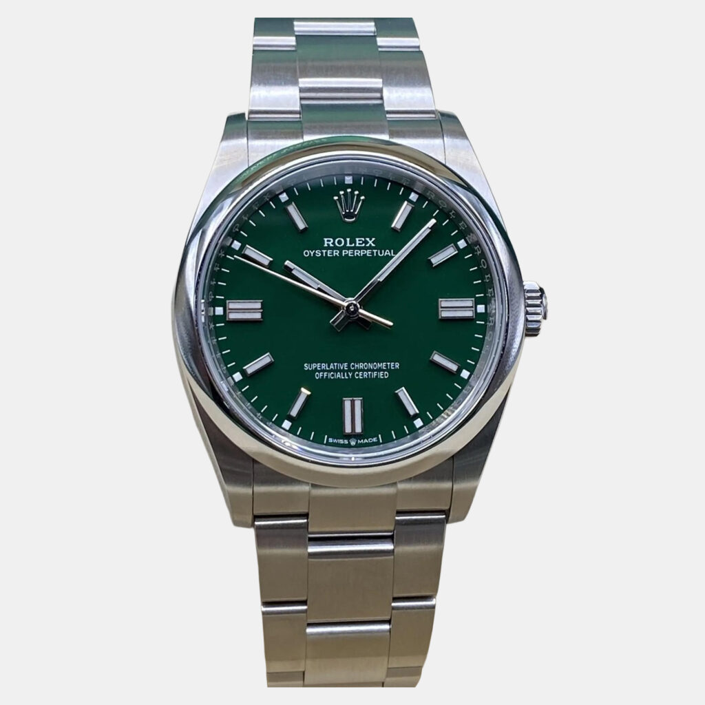 Rolex Oyster Perpetual 126000 Automatic Green Dial Stainless Steel Men's Wristwatch 36 mm Rolex Oyster Perpetual 126000 Automatic Green Dial Stainless Steel Men's Wristwatch 36 mm