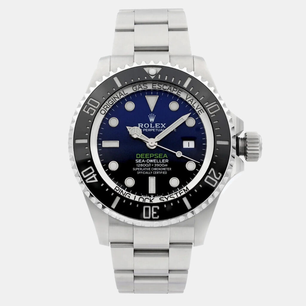 Rolex Sea-Dweller Deepsea James Cameron 126660 Automatic Blue Black Dial Stainless Steel Men's Wristwatch 44mm