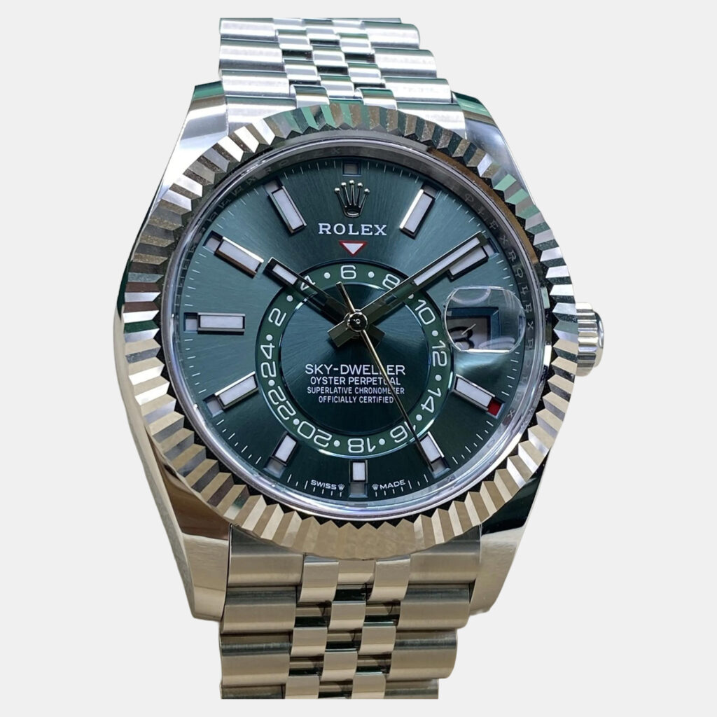 Rolex Sky-Dweller 336934 Automatic Green Dial Stainless Steel Men's Wristwatch 42mm Rolex Sky-Dweller 336934 Automatic Green Dial Stainless Steel Men's Wristwatch 42mm