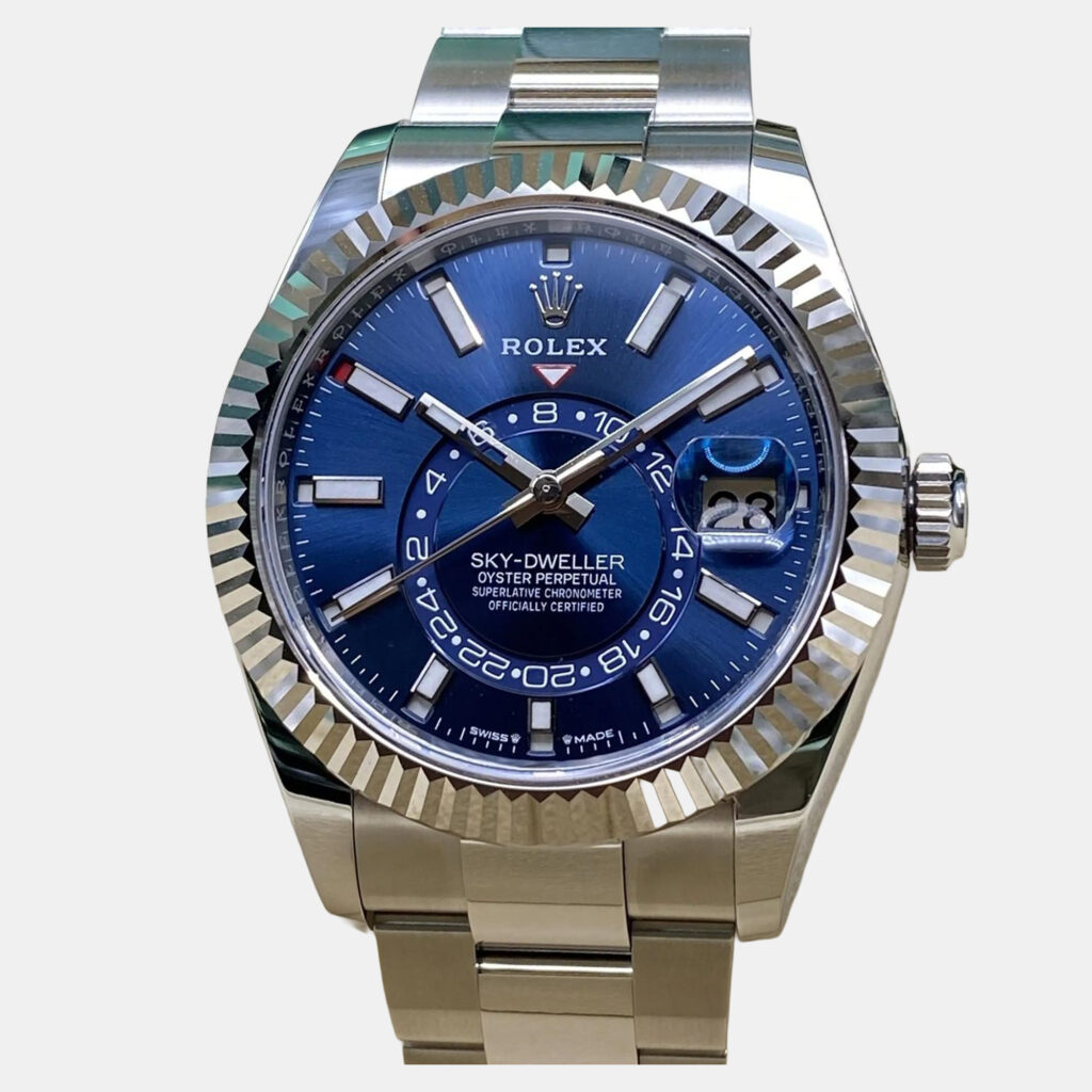 Rolex Sky-Dweller 336934 Automatic Blue Dial Stainless Steel 18k White Gold Men's Wristwatch 42mm Rolex Sky-Dweller 336934 Automatic Blue Dial Stainless Steel 18k White Gold Men's Wristwatch 42mm