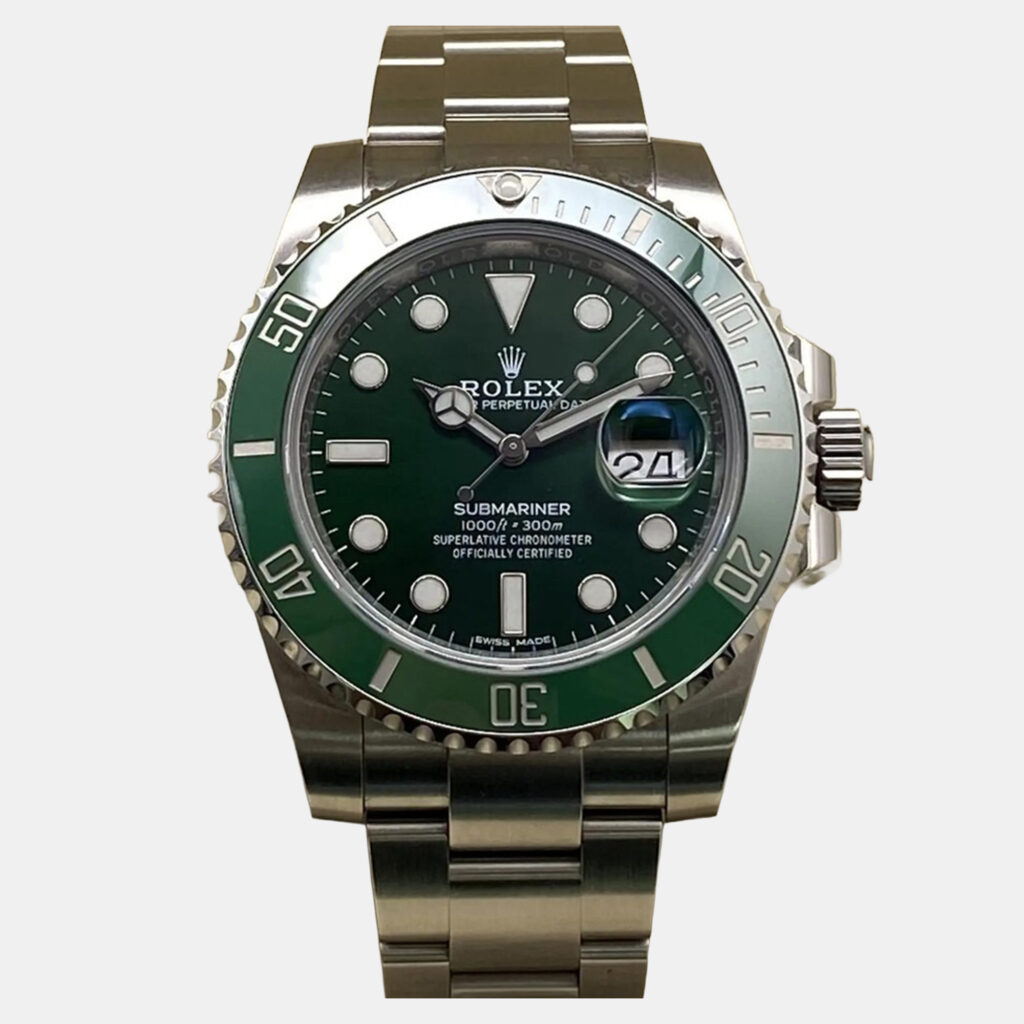 Rolex Submariner 116610LV Automatic Green Dial Stainless Steel Men's Wristwatch 40mm