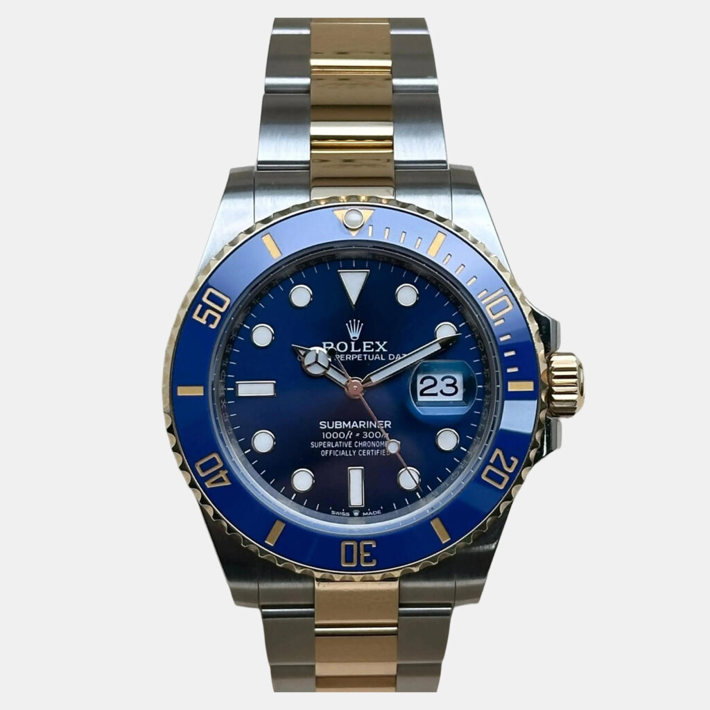 Rolex Submariner 126613LB Automatic Blue Dial Stainless Steel 18k Yellow Gold Men's Wristwatch 41mm