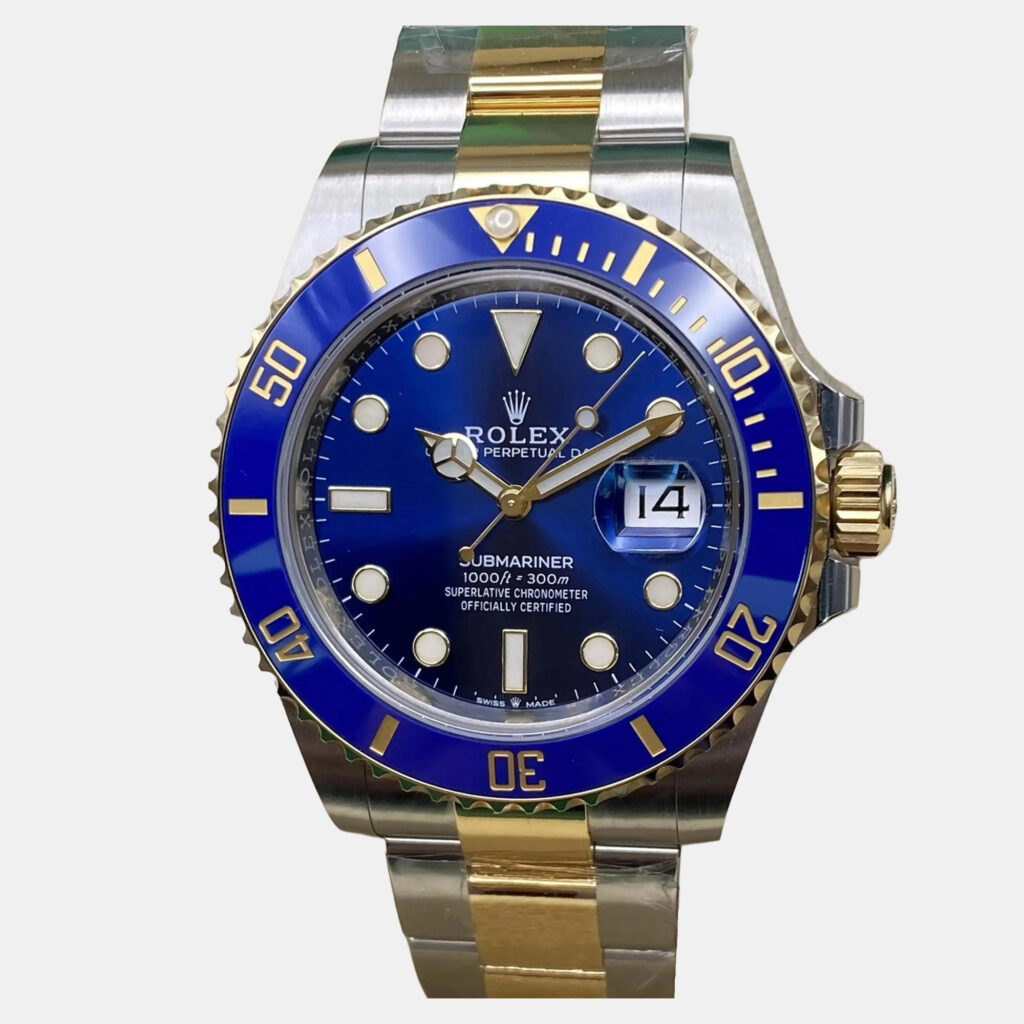 luxury-men-rolex-used-watches-p1249176-005.jpg Rolex Submariner 126613LB Automatic Blue Dial Stainless Steel 18k Yellow Gold Men's Wristwatch 41mm