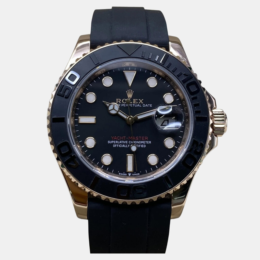 Rolex Yacht-Master 126655 Automatic Black Dial 18k Rose Gold Men's Wristwatch 40mm Rolex Yacht-Master 126655 Automatic Black Dial 18k Rose Gold Men's Wristwatch 40mm