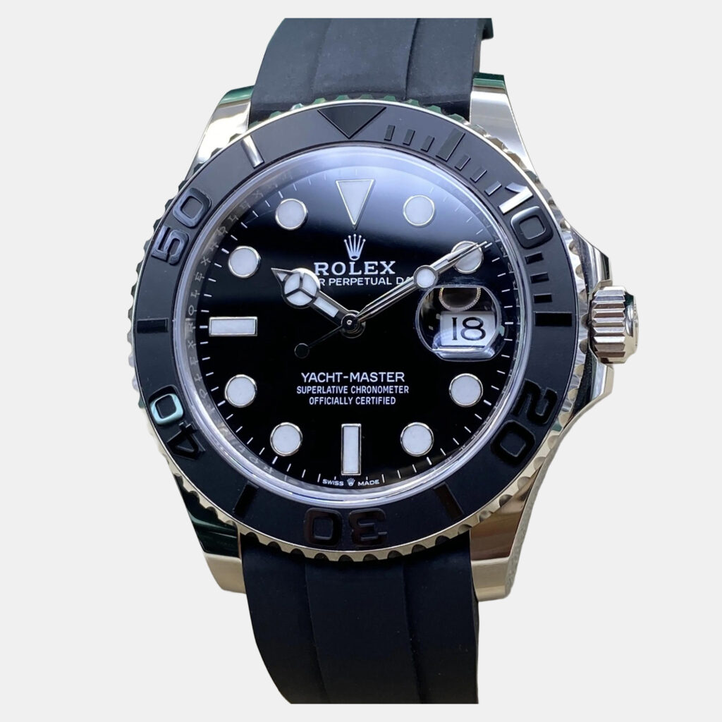luxury-men-rolex-used-watches-p1249190-008-1.jpg Rolex Yacht-Master 226659 Automatic Black Dial White Gold Men's Wristwatch 42mm