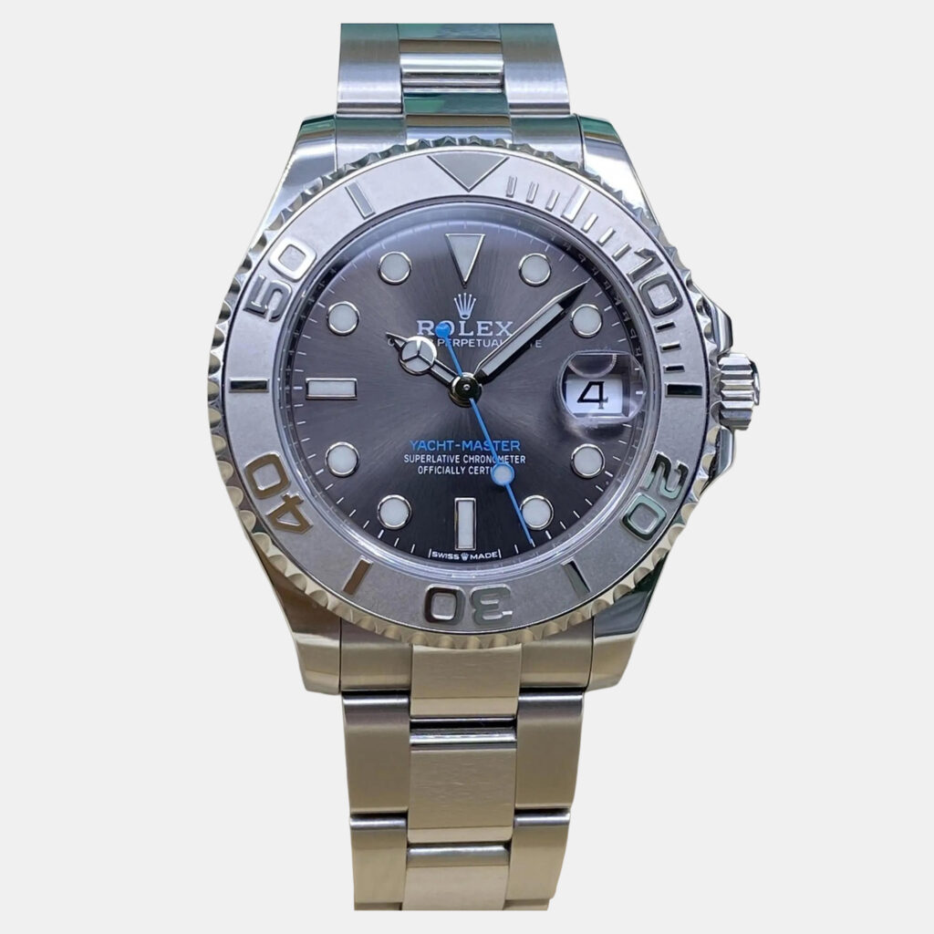 Rolex Yacht-Master 268622 Automatic Rhodium Dial Platinum Stainless Steel Unisex Wristwatch 37mm Rolex Yacht-Master 268622 Automatic Rhodium Dial Platinum Stainless Steel Unisex Wristwatch 37mm