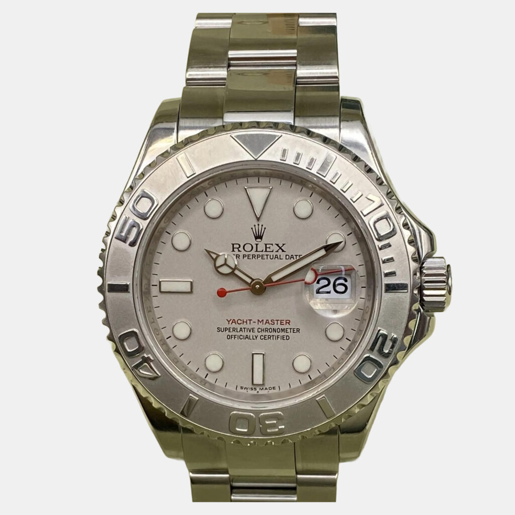Rolex Yacht-Master 16622 Automatic Gray Dial Stainless Steel Platinum Men's Wristwatch 40 mm Rolex Yacht-Master 16622 Automatic Gray Dial Stainless Steel Platinum Men's Wristwatch 40 mm