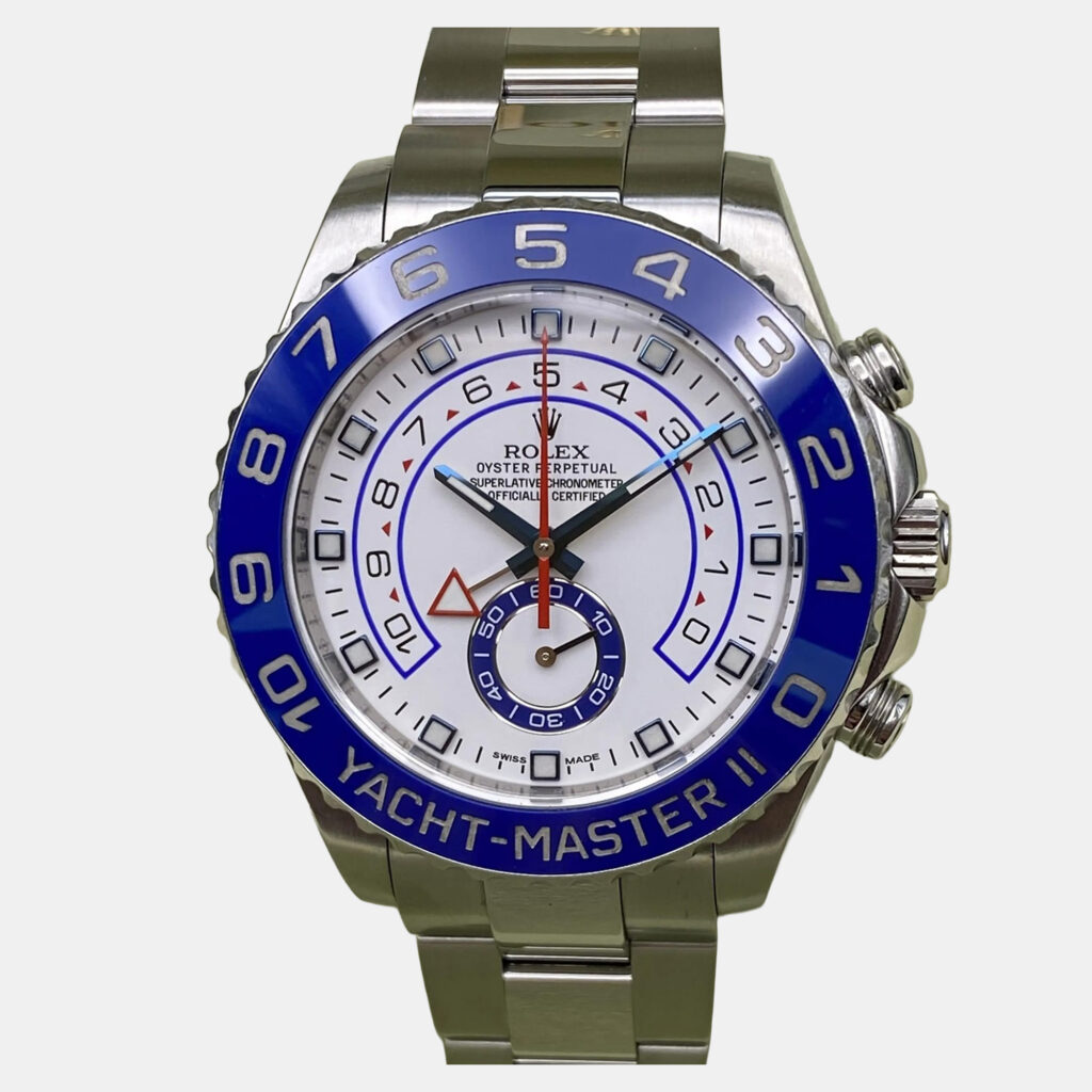 Rolex Yacht-Master II 116680 Automatic Chronograph White Dial Stainless Steel Men's Wristwatch 44 mm Rolex Yacht-Master II 116680 Automatic Chronograph White Dial Stainless Steel Men's Wristwatch 44 mm