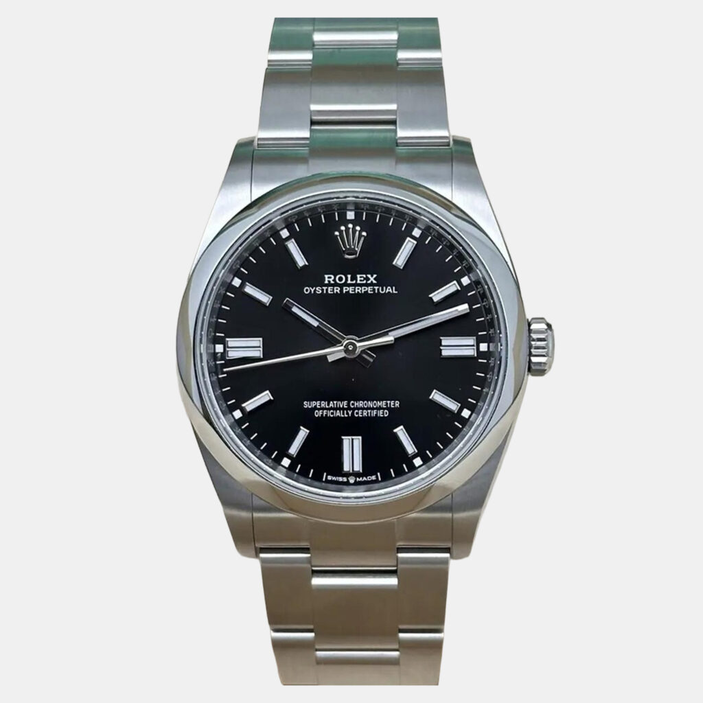 Rolex Oyster Perpetual 126000 Automatic Black Dial Stainless Steel Unisex Wristwatch 36 mm Rolex Oyster Perpetual 126000 Automatic Black Dial Stainless Steel Unisex Wristwatch 36 mm