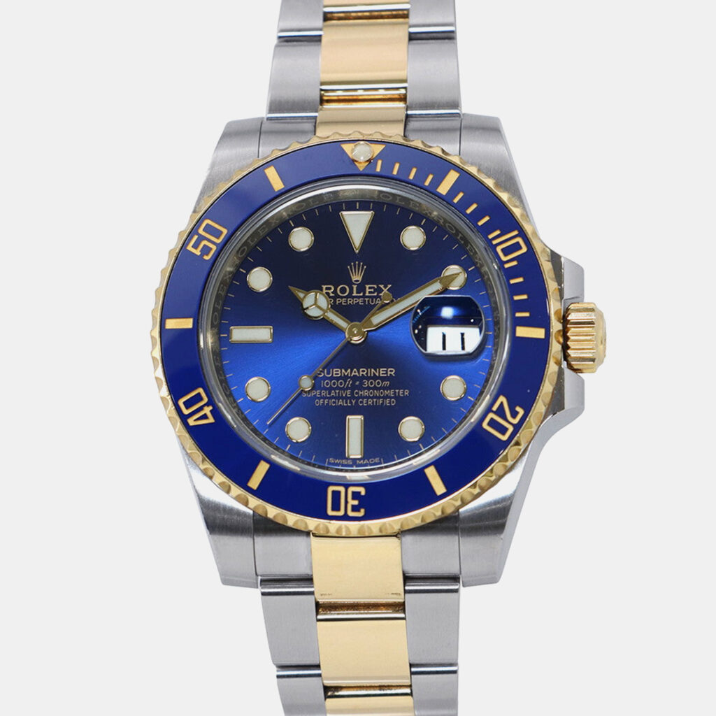 Rolex Submariner 16613LB Automatic Blue 18k Yellow Gold Stainless Steel Men's Wristwatch 40 mm Rolex Submariner 16613LB Automatic Blue 18k Yellow Gold Stainless Steel Men's Wristwatch 40 mm