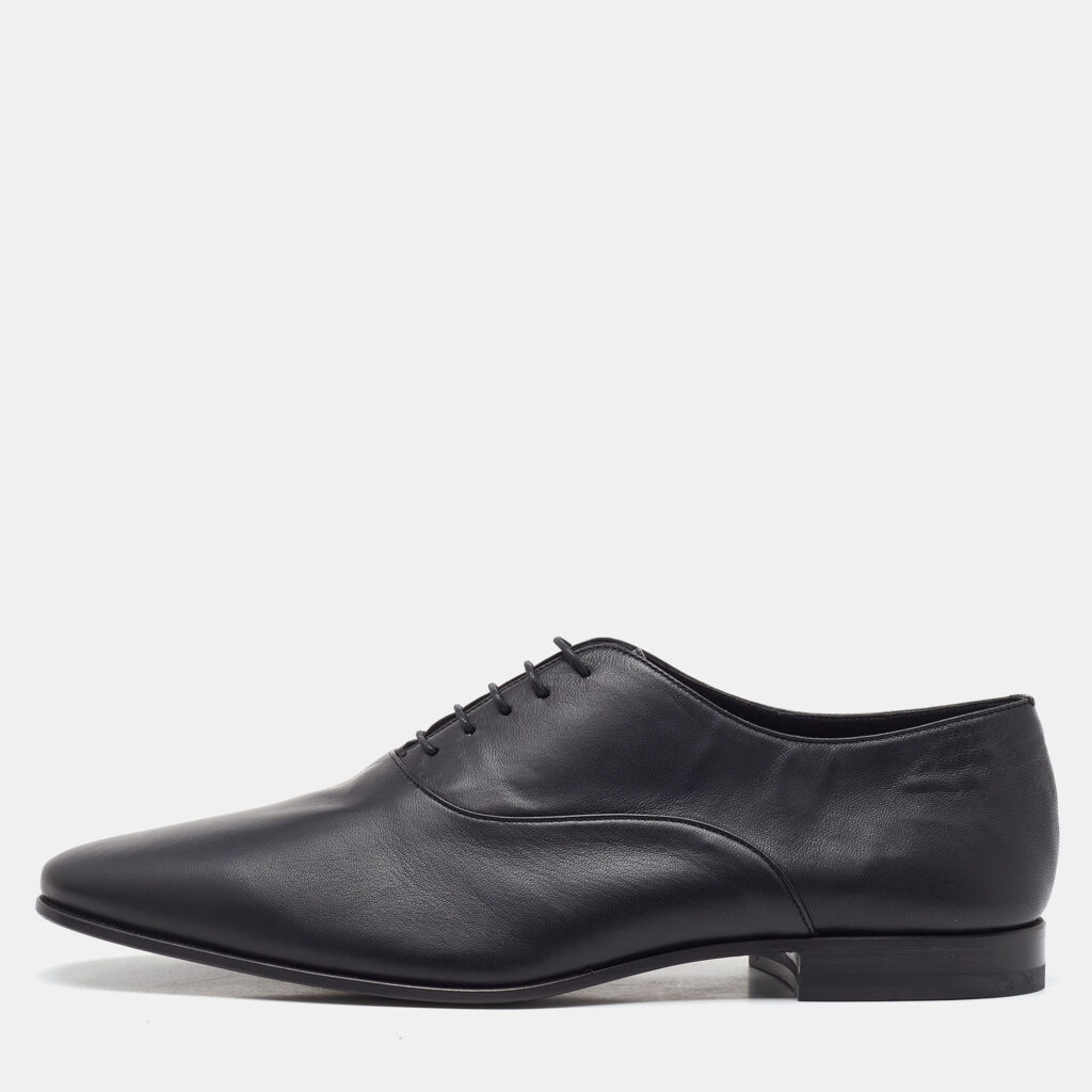 Saint Laurent Black Leather Lace Up Oxford Size 42 Saint Laurent Black Leather Lace Up Oxford Size 42