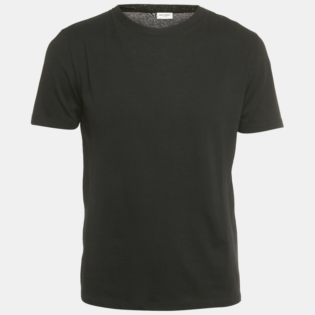 Saint Laurent Paris Black Love 1971 Printed Cotton T-Shirt XS Saint Laurent Paris Black Love 1971 Printed Cotton T-Shirt XS