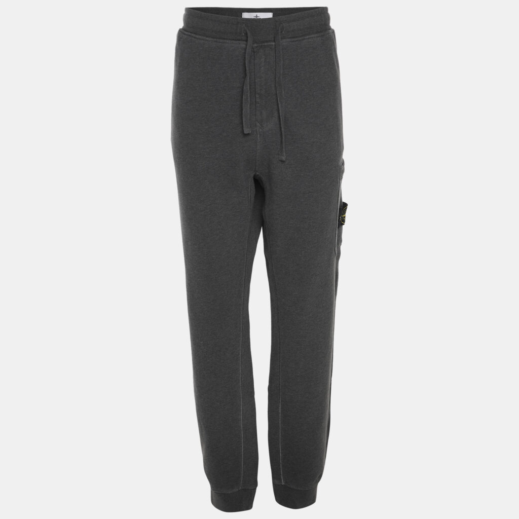 Stone Island Grey Jersey Logo Patch Jogger Pants XL Stone Island Grey Jersey Logo Patch Jogger Pants XL