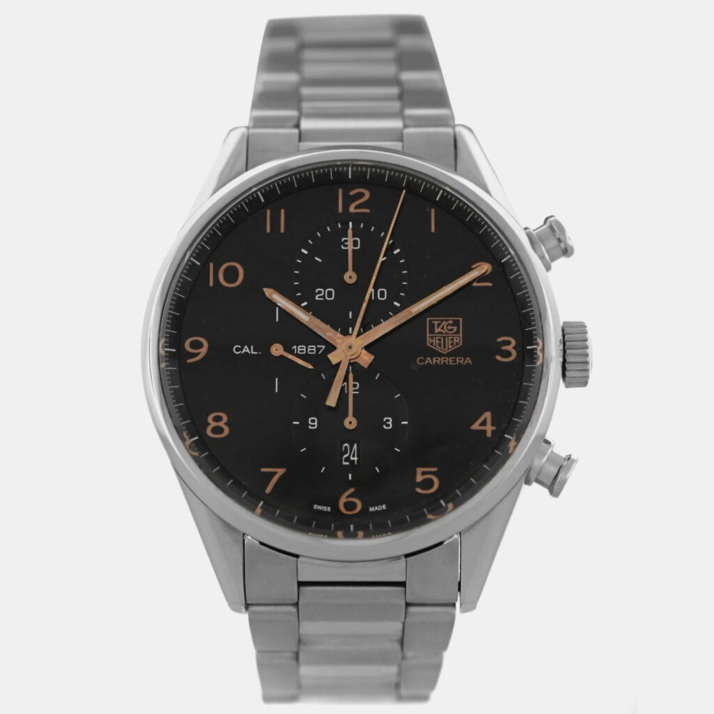 Tag Heuer Carrera CAR2014 Automatic Black Stainless Steel Men's Wristwatch 43 mm Tag Heuer Carrera CAR2014 Automatic Black Stainless Steel Men's Wristwatch 43 mm