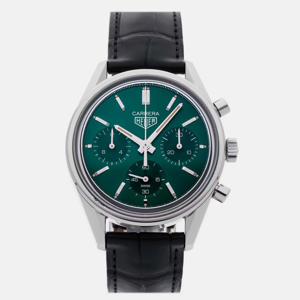 Pre-Owned Tag Heuer Carrera Chronograph Calibre Heuer 02 CBK221F.FC6479 39 mm
