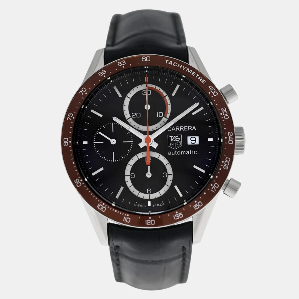 Tag Heuer Carrera CV2013.FC6234 Automatic Brown Stainless Steel Men's Wristwatch 41 mm