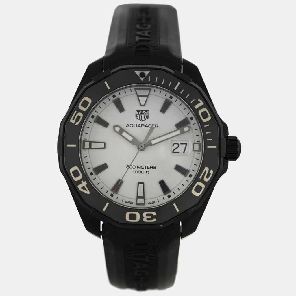 TAG Heuer Aquaracer WAY108A.FT6141 Quartz Titanium Men's Wristwatch 43 mm TAG Heuer Aquaracer WAY108A.FT6141 Quartz Titanium Men's Wristwatch 43 mm