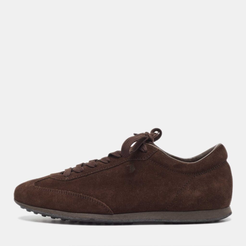 Tod's Brown Suede Lace Up Sneakers Size 39.5 Tod's Brown Suede Lace Up Sneakers Size 39.5