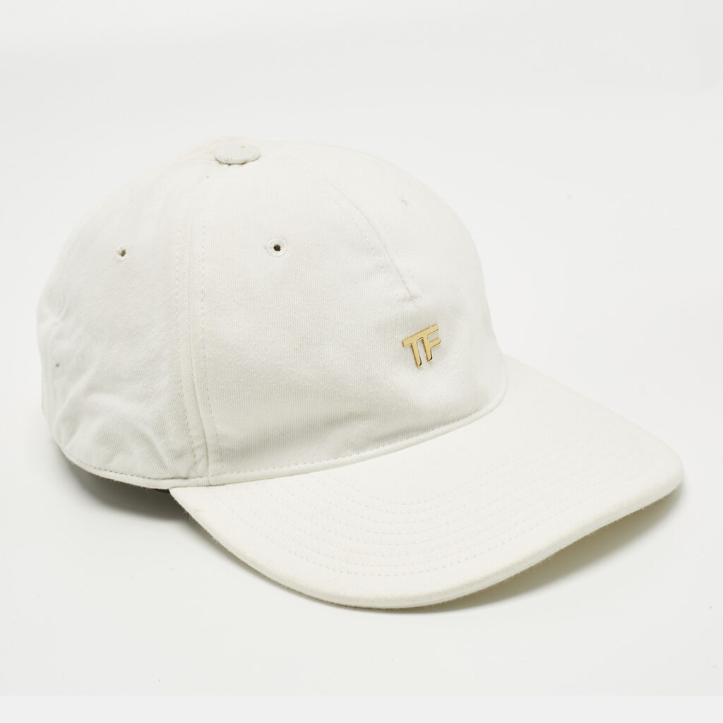 Tom Ford White Logo Canvas Baseball Cap Onesize Tom Ford White Logo Canvas Baseball Cap Onesize