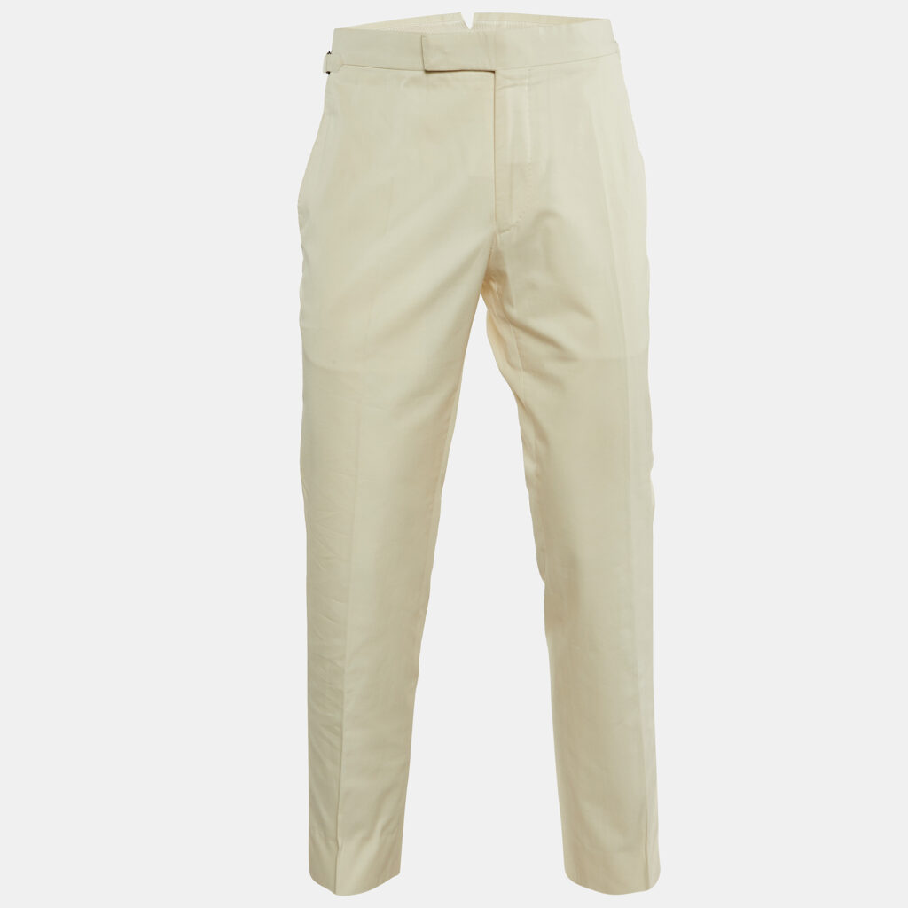 Tom Ford Ivory Cotton Chino Pants M Tom Ford Ivory Cotton Chino Pants M