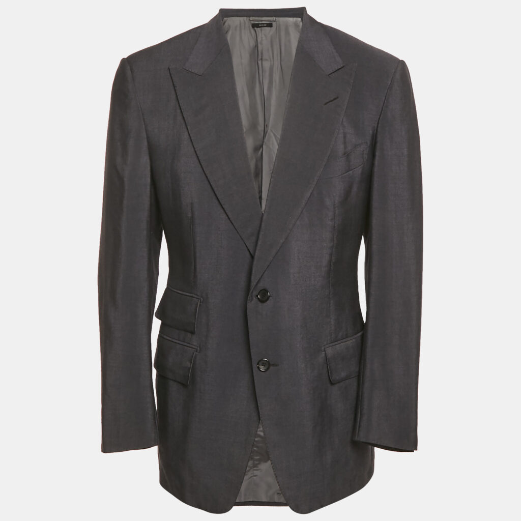 Tom ford Grey Wool Blend Single Breasted Blazer XXL Tom ford Grey Wool Blend Single Breasted Blazer XXL