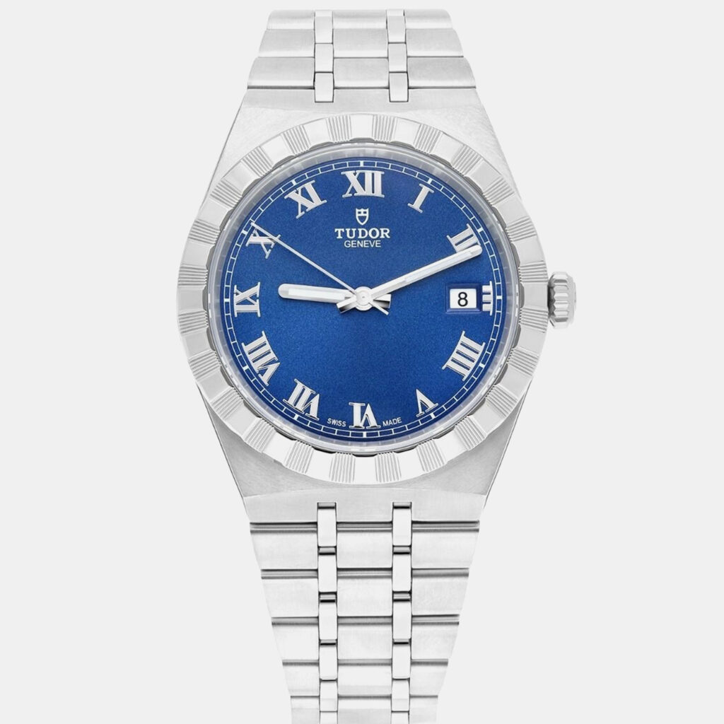 Tudor Royal M28500-0005 Automatic Blue Stainless Steel Men's Wristwatch 38 mm Tudor Royal M28500-0005 Automatic Blue Stainless Steel Men's Wristwatch 38 mm
