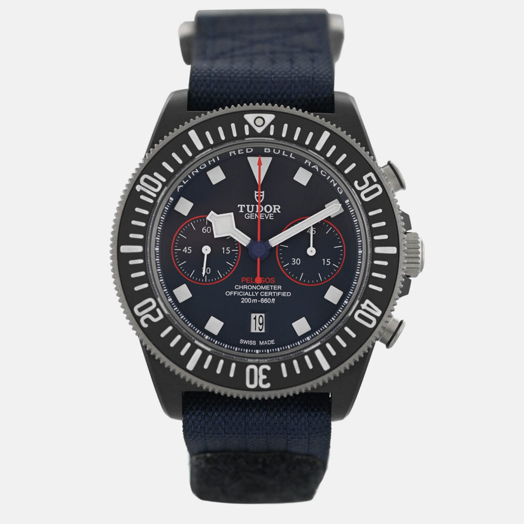 Tudor Pelagos 25807K Automatic Navy Blue Carbon Fiber Titanium Men’s Wristwatch 43 mm Tudor Pelagos 25807K Automatic Navy Blue Carbon Fiber Titanium Men’s Wristwatch 43 mm