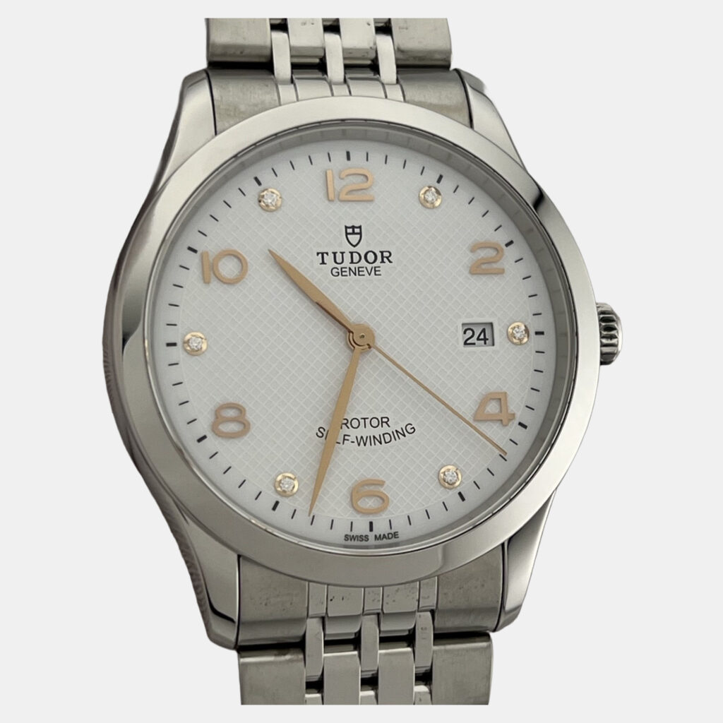 Tudor 1926 91650 Automatic White Diamond Stainless Steel Men's Wristwatch 41 mm Tudor 1926 91650 Automatic White Diamond Stainless Steel Men's Wristwatch 41 mm