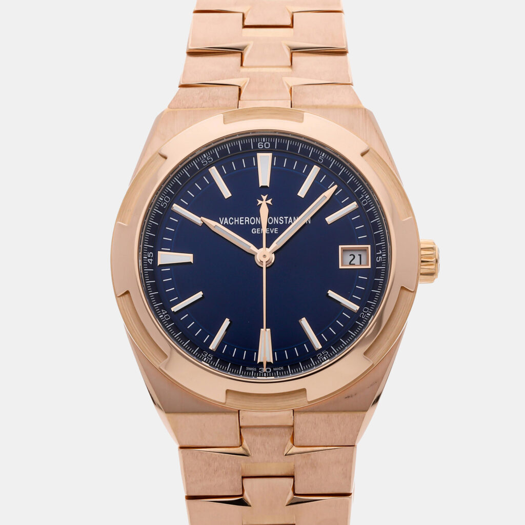 Vacheron Constantin Overseas 4500V/110R-B705 Automatic Rose Gold Blue Dial Men's Wristwatch 41mm Vacheron Constantin Overseas 4500V/110R-B705 Automatic Rose Gold Blue Dial Men's Wristwatch 41mm