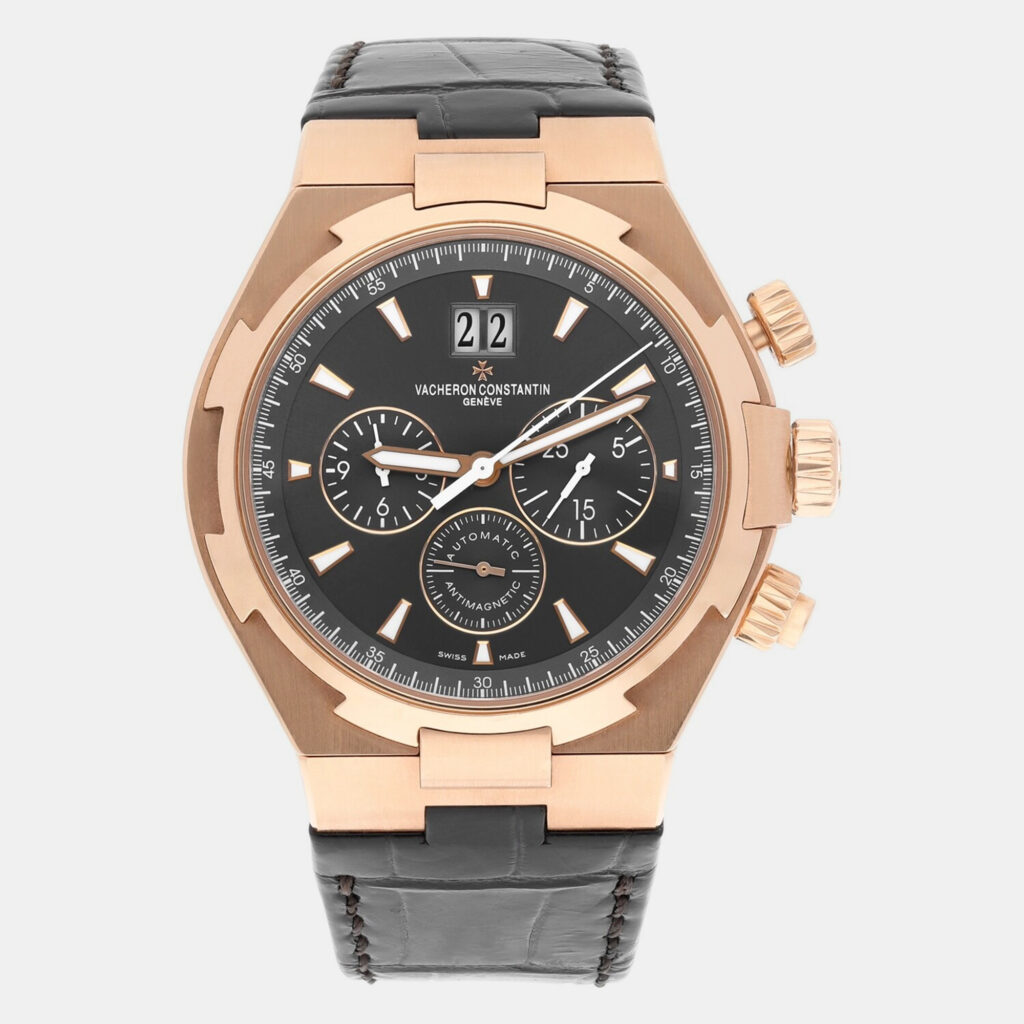 Vacheron Constantin Overseas 49150/000R-9338 Automatic Grey 18k Rose Gold Men's Wristwatch 43 mm Vacheron Constantin Overseas 49150/000R-9338 Automatic Grey 18k Rose Gold Men's Wristwatch 43 mm