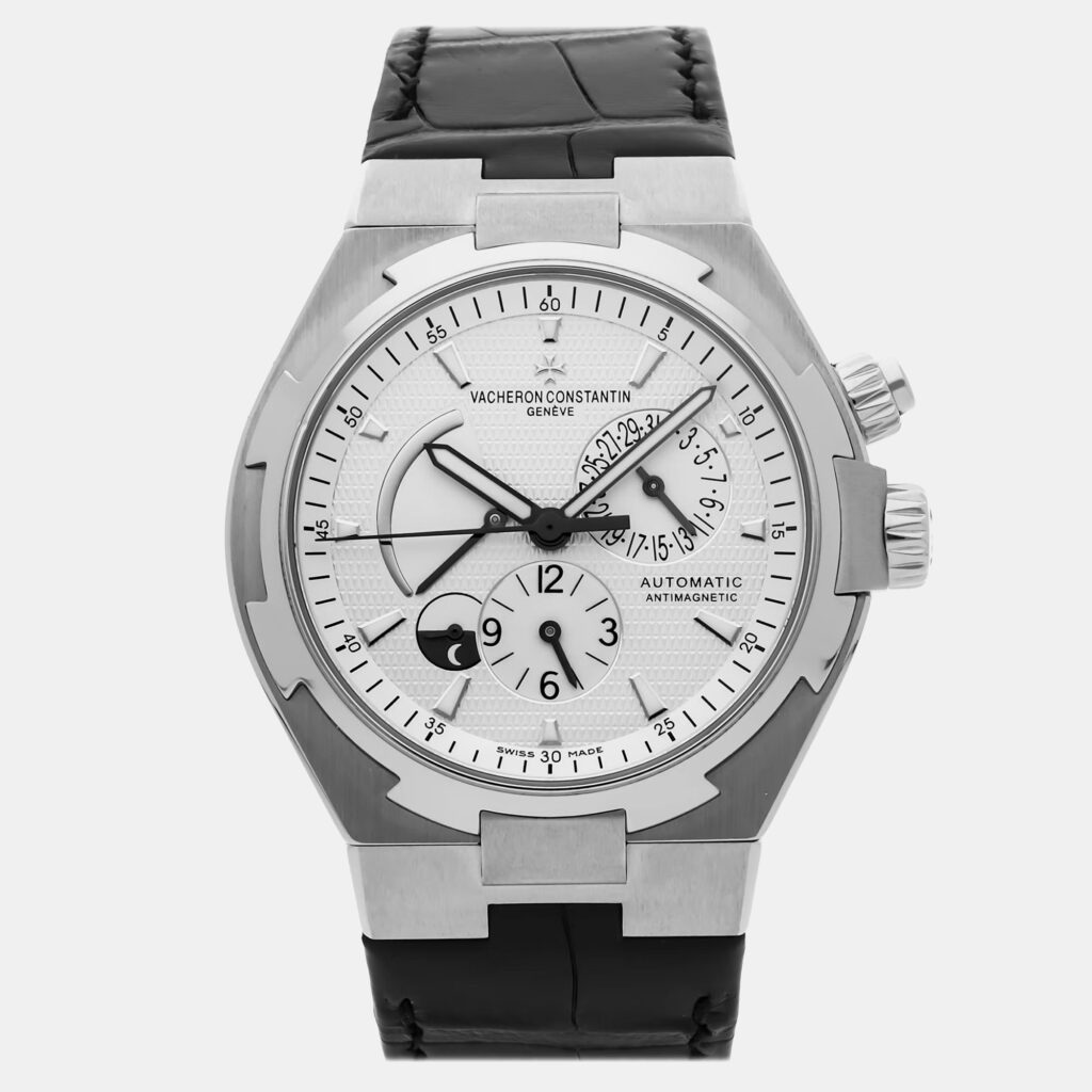 Vacheron Constantin Overseas Dual Time 47450/B01A-9226 Automatic White Stainless Steel Men’s Wristwatch 42mm Vacheron Constantin Overseas Dual Time 47450/B01A-9226 Automatic White Stainless Steel Men’s Wristwatch 42mm