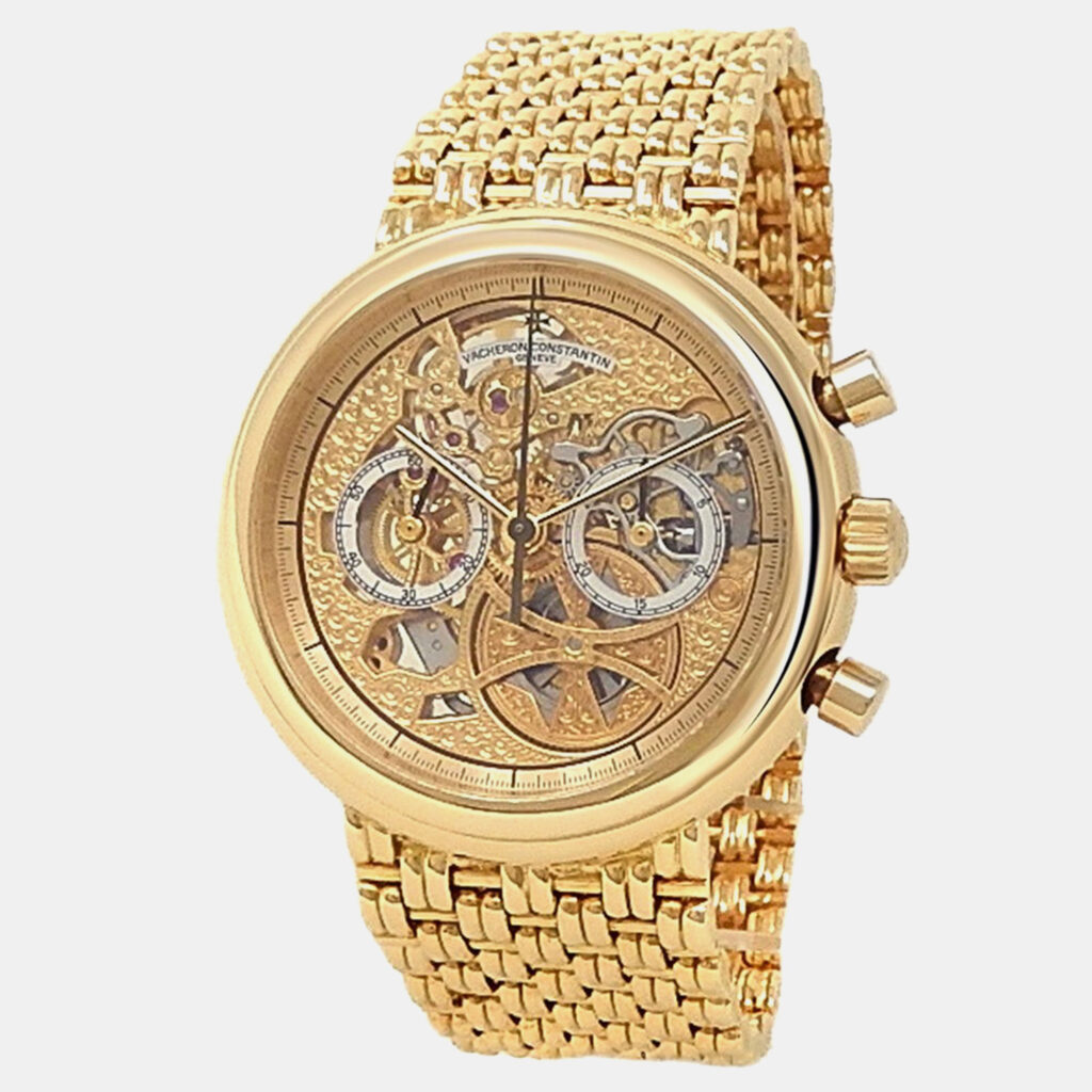 Vacheron Constantin Patrimony 47100/236J-3 Manual Winding Skeleton 18K Yellow Gold Men’s Wristwatch 38 mm Vacheron Constantin Patrimony 47100/236J-3 Manual Winding Skeleton 18K Yellow Gold Men’s Wristwatch 38 mm