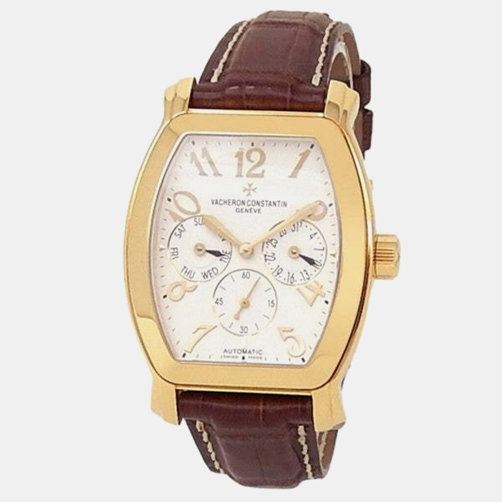 Vacheron Constantin Royal Eagle 42008/000J-9061 Automatic Silver 18k Yellow Gold Men's Wristwatch 35.5 mm Vacheron Constantin Royal Eagle 42008/000J-9061 Automatic Silver 18k Yellow Gold Men's Wristwatch 35.5 mm