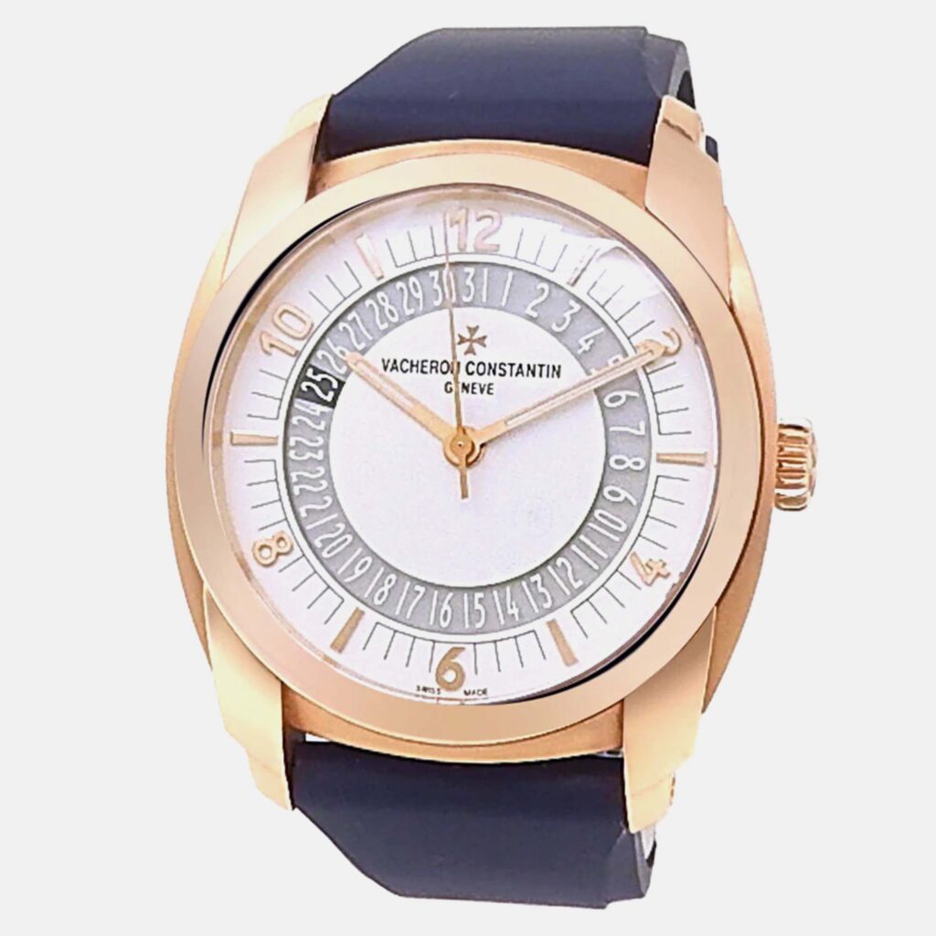 Vacheron Constantin Quai De L'ile 86050/000R-I0P29 Automatic Silver Dial 18k Rose Gold Men's Wristwatch 41mm Vacheron Constantin Quai De L'ile 86050/000R-I0P29 Automatic Silver Dial 18k Rose Gold Men's Wristwatch 41mm