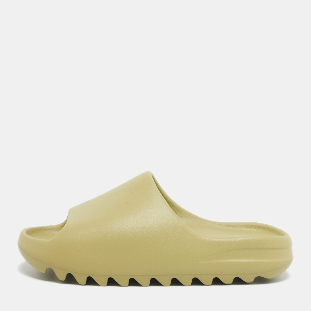 Yeezy x Adidas Light Green Rubber Resin Slides Size 43