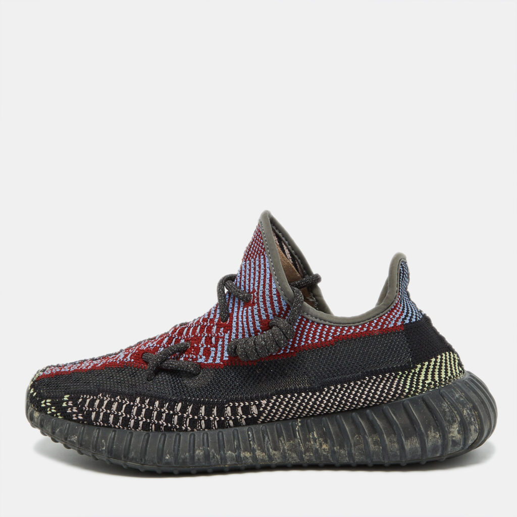 Yeezy x Adidas Multicolor Knit Fabric Boost 350 V2 Yecheil Sneakers Size 39 1/3 Yeezy x Adidas Multicolor Knit Fabric Boost 350 V2 Yecheil Sneakers Size 39 1/3