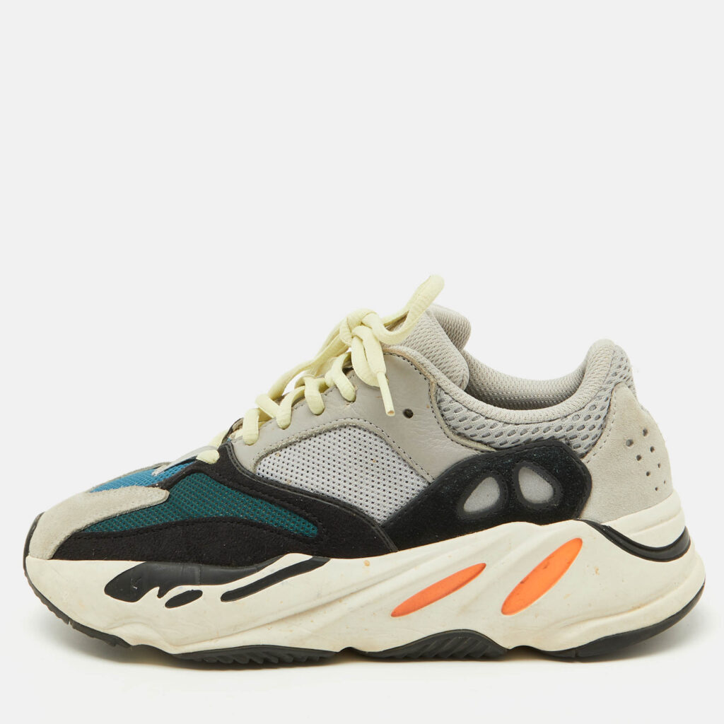 Yeezy x Adidas Multicolor Mesh and Leather Yeezy 700 Wave Runner Sneakers Size 39 1/3 Yeezy x Adidas Multicolor Mesh and Leather Yeezy 700 Wave Runner Sneakers Size 39 1/3