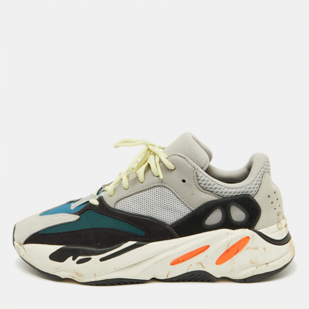 Yeezy x Adidas Multicolor Suede and Mesh Boost 700 Wave Runner Sneakers Size 44 2/3 Yeezy x Adidas Multicolor Suede and Mesh Boost 700 Wave Runner Sneakers Size 44 2/3