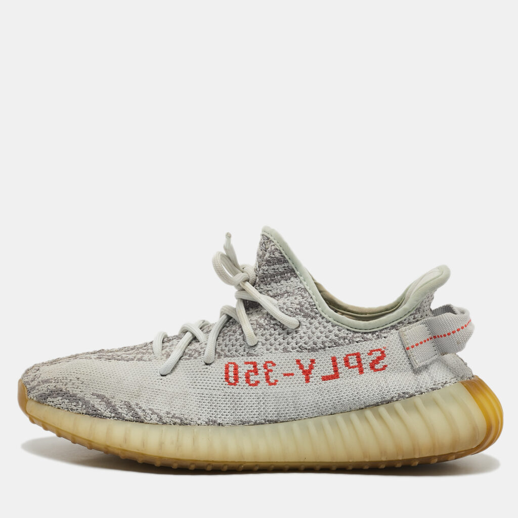 Yeezy x Adidas Two Tone Knit Fabric Boost 350 V2 Blue Tint Sneakers Size 40 2/3 Yeezy x Adidas Two Tone Knit Fabric Boost 350 V2 Blue Tint Sneakers Size 40 2/3