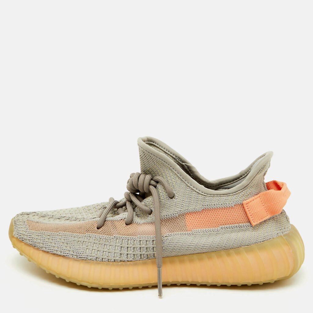 Yeezy x Adidas Grey Knit Fabric Boost 350 V2 True Form Sneakers Size 40 2/3 Yeezy x Adidas Grey Knit Fabric Boost 350 V2 True Form Sneakers Size 40 2/3