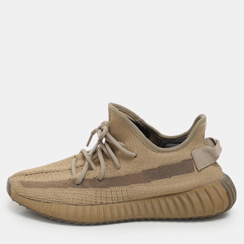 Yeezy x Adidas Brown Knit Fabric Boost 350 V2 Earth Sneakers Size 40 2/3 Yeezy x Adidas Brown Knit Fabric Boost 350 V2 Earth Sneakers Size 40 2/3
