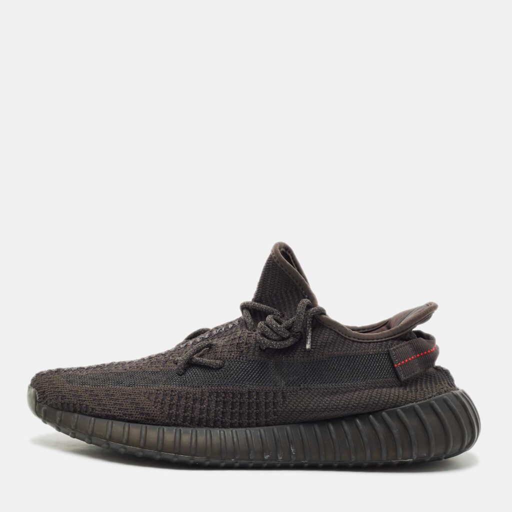 Yeezy x Adidas Black Mesh Boost 350 V2 Mono Cinder Sneakers Size 46 Yeezy x Adidas Black Mesh Boost 350 V2 Mono Cinder Sneakers Size 46