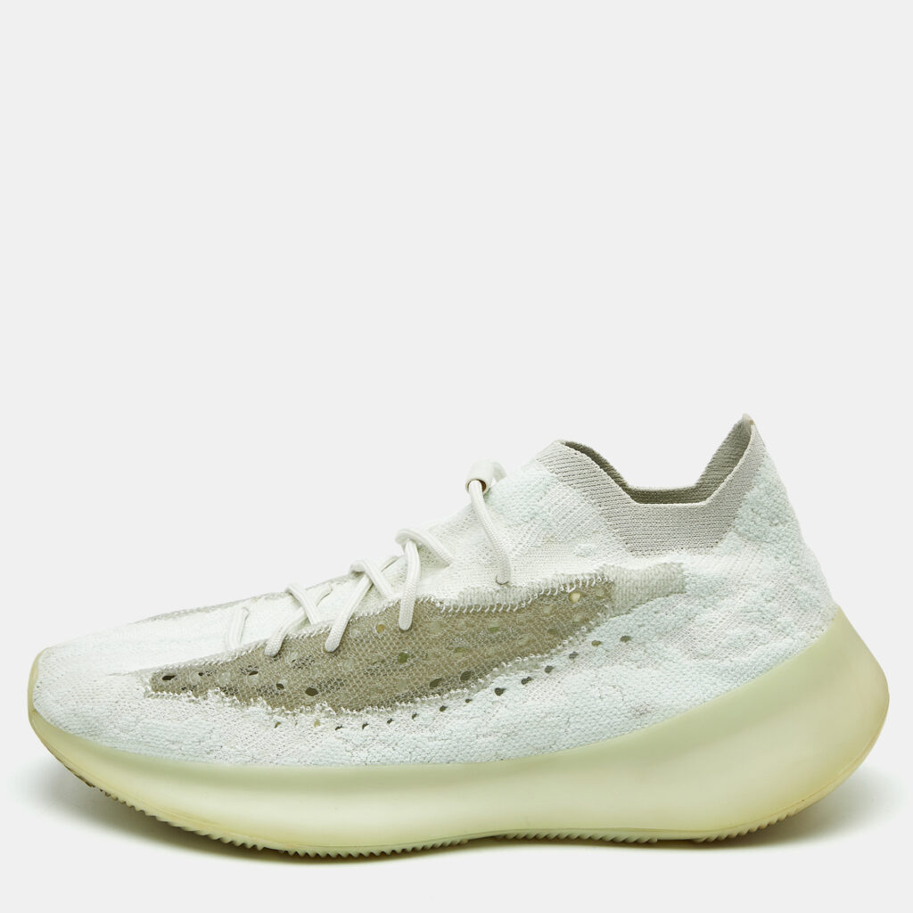 Yeezy x adidas Mint Green Knit Fabric Boost 380 Calcite Glow Sneakers Size 48 2/3 Yeezy x adidas Mint Green Knit Fabric Boost 380 Calcite Glow Sneakers Size 48 2/3