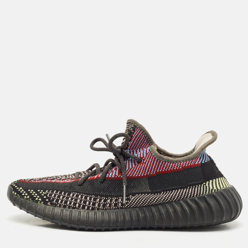 luxury-men-yeezy-x-adidas-used-shoes-p1180801-010-1.jpg Yeezy x Adidas Multicolor Knit Fabric Boost 350 V2 Yecheil (Non-Reflective) Sneakers Size 43 1/3