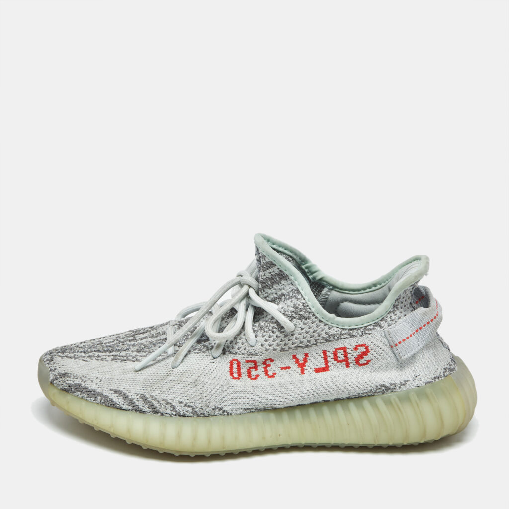 Yeezy x Adidas Light Blue Cotton Knit Boost 350 V2 Blue Tint Sneakers Size 40 2/3 Yeezy x Adidas Light Blue Cotton Knit Boost 350 V2 Blue Tint Sneakers Size 40 2/3