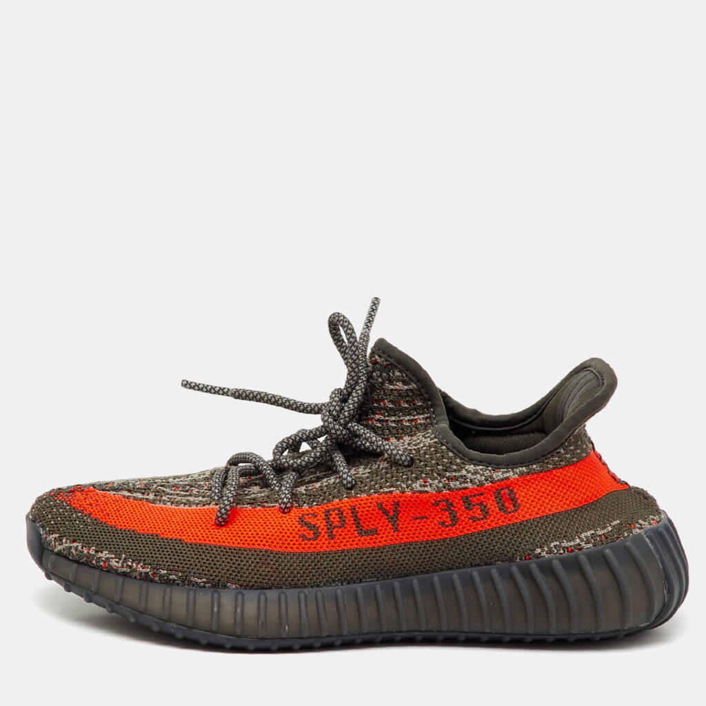 Yeezy x Adidas Grey Knit Fabric Boost 350 V2 Carbon Beluga Sneakers Size 39 1/3 Yeezy x Adidas Grey Knit Fabric Boost 350 V2 Carbon Beluga Sneakers Size 39 1/3