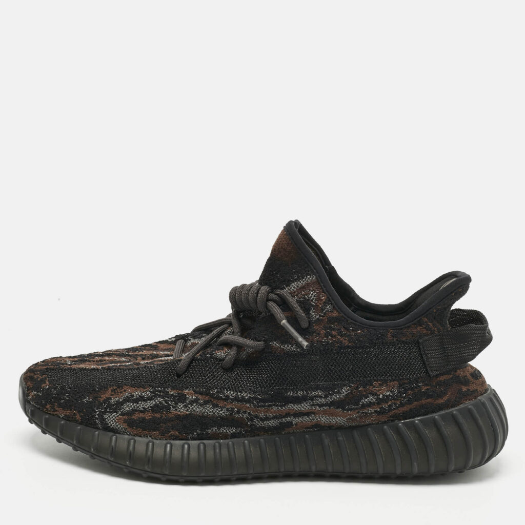 Yeezy x Adidas Black/Brown Knit Fabric Boost 350 V2 MX Rock Sneakers Size 45 1/3 Yeezy x Adidas Black/Brown Knit Fabric Boost 350 V2 MX Rock Sneakers Size 45 1/3