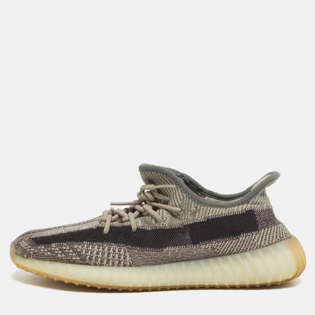 Yeezy x Adidas Beige/Brown Knit Fabric Boost 350 V2 Zyon Sneakers Size 45 1/3 Yeezy x Adidas Beige/Brown Knit Fabric Boost 350 V2 Zyon Sneakers Size 45 1/3