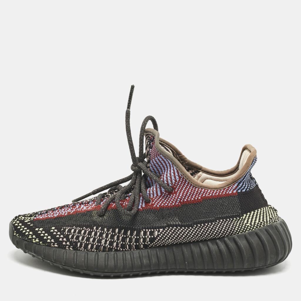 Yeezy x Adidas Multicolor Knit Fabric Boost 350 V2 Lace Up Sneakers Size 42 Yeezy x Adidas Multicolor Knit Fabric Boost 350 V2 Lace Up Sneakers Size 42