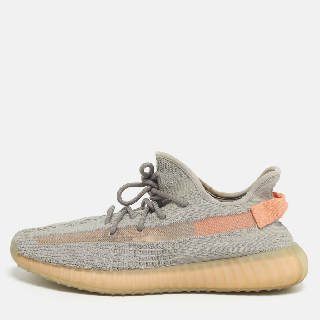 Yeezy x Adidas Grey Knit Fabric Boost 350 V2 True Form Sneakers Size 46 2/3 Yeezy x Adidas Grey Knit Fabric Boost 350 V2 True Form Sneakers Size 46 2/3